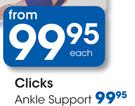 Clicks Ankle Support Each