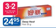 Deep Heat Rub-35g Each