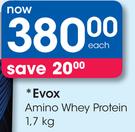 Evox Amino Whey Protein-1.7Kg 