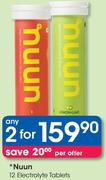 Nuun 12 Electrolyte Tablet-2's