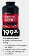 Pro Performance Creatine Monohydrate-500g