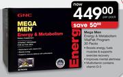 Mega Man Energy & Metabolism Vitapak Program-30 Pack