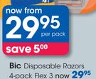 Bic Disposable Razors Flex-4 Pack