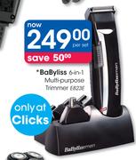 Babyliss 6-In-1 Multi-Purpose Trimmer-E823E Per Set