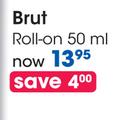 Brut Roll-On-50ml Each