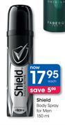 Shield Body Spray For Men-150ml Each