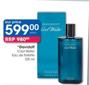 Davidoff Cool Water Eau De Toilette-125ml Each
