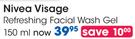 Nivea Visage Refreshing Facial Wash Gel-150ml Each