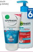 Garnier 3-In-1 Pure Wash, Scrub & Mask