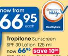Tropitone Sunscreen SPF 30 Lotion-125ml