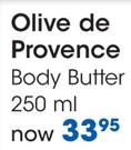 Olive De Provence Body Butter-250ml Each