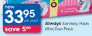 Always Sanitary Pads Ultra Duo Pack-Per Pack