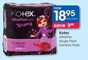 Kotex UltraThin Single Pack Sanitary Pads-Per Pack