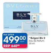 Bvlgari Blv II Eau De Parfum-30ml Each