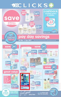 Clicks : Pay Day Savings (23 Mar - 24 Apr 2017), page 1