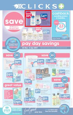 Clicks : Pay Day Savings (23 Mar - 24 Apr 2017), page 1