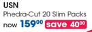 USN Phedra-Cut 20 Slim Packs-For 2