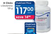 Clicks L-Glutamine-125g
