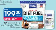 USN Diet Fuel 454g And Phedracut XT Burn 30 Capsules-Per Offer