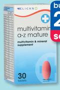 Clicks Multivitamin A-Z Mature 30 Tablets-For 2