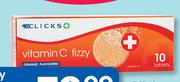 Clicks Vitamin C Fizzy 30 Effervescent Tablets-For 2