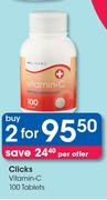 Clicks Vitamin-C 100 Tablets-For 2