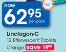 Linctagon-C 12 Effervescent Tablets Orange-Per Pack