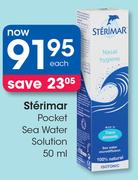 Sterimar Pocket Sea Water Solution-50ml
