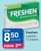 Freshen Laxative 12 Tablets-Per Pack