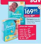 Pampers Baby Dry Disposable Nappies Jumbo Pack-Per Pack