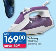 Safeway 1800 Watt Ceramic Iron-Each