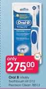 Oral B Vitality Toothbrush Vit D12 Precision Clean TB513-Each