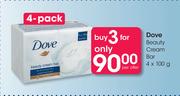Dove Beauty Cream Bar-3 x 4 x 100