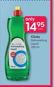 Clicks Dishwashing Liquid-750ml Each