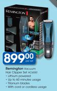 Remington Vacuum Hair Clipper Set HC6550-Per Set