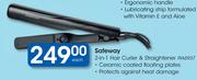 Safeway 2 In 1 Hair Curler & Straightener PIA5937-Each