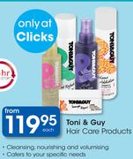 Toni & Guy Hair Care Products-Each