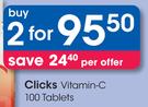 Clicks Vitamin C 100 Tablets-For 2