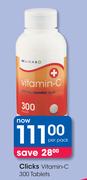 Clicks Vitamin C 300 Tablets-Per Pack