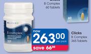 Clicks B Complex 365 Tablets-Per Pack