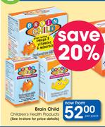 Brain Child Children's Health Products-Per Pack
