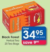 Black Forest Herbal 20 Tea Bags-Per Pack