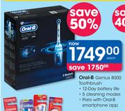 Oral-B Genius 8000 Toothbrush-Each