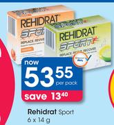 Rehidrat Sport-6 x 14g Per Pack