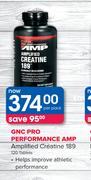 GNC Pro Performance AMP Amplified Creatine 189-120 Tablets