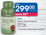 GNC Grape Seed Extract 300mg-100 Capsules