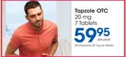 Topzole OTC 20mg 7 Tablets-Per Pack