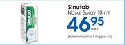 Sinutab Nasal Spray 10ml-Each