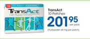 TransAct 10 Patches-Per Pack
