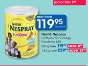 Nestle Nespray Fortigrow School-Age Powdered Milk-1.8Kg